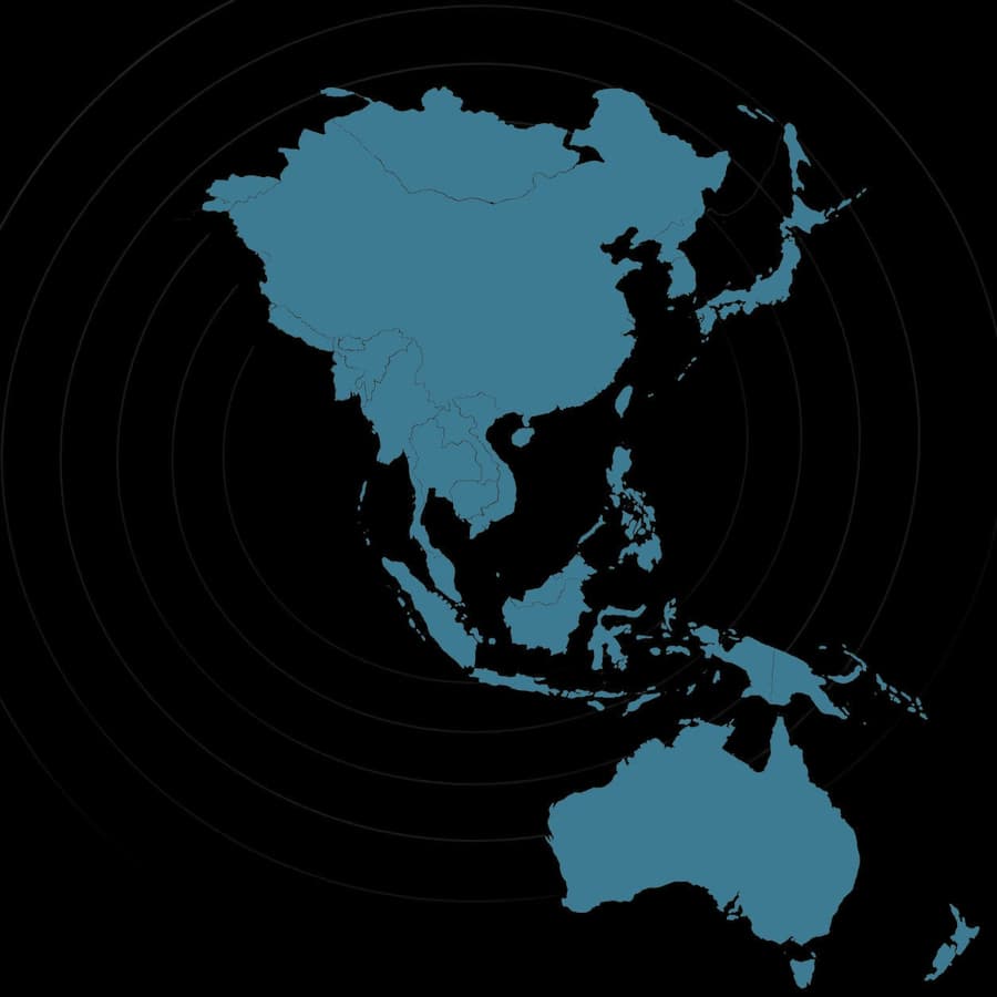 The Asia-Pacific region Genesis Management underwrites across